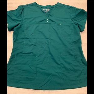 Greys Anatomy XL green scrub top